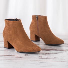 Botas VINCEZA clássicas castanho 1