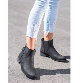 Goodin Sapatinhos deslizantes com fivela preto 2