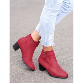 Goodin Botas Vermelhas Confortáveis vermelho 1
