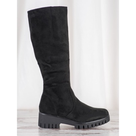 Goodin Botas pretas na plataforma preto 2