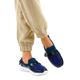 Calçado desportivo de deslizamento azul marinho B120-3 azul-marinho 2