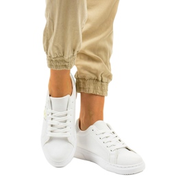 Tênis branco clássico BK929-19 prata 1