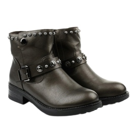 Botas marrons femininas com letras da Eira marrom 2