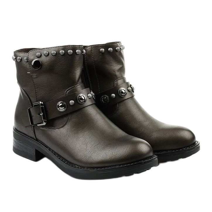 Botas marrons femininas com letras da Eira marrom 2