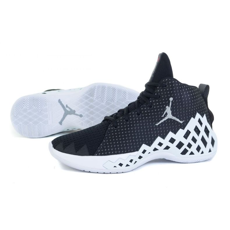 Tênis de basquete Nike Jumpman Diamond Mid M CI1204-001 branco, branco, preto preto 1