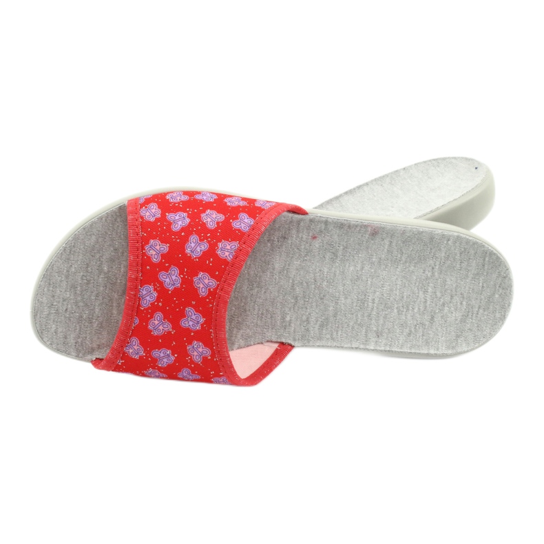 Sapatos femininos Befado pu 300D043 vermelho 3