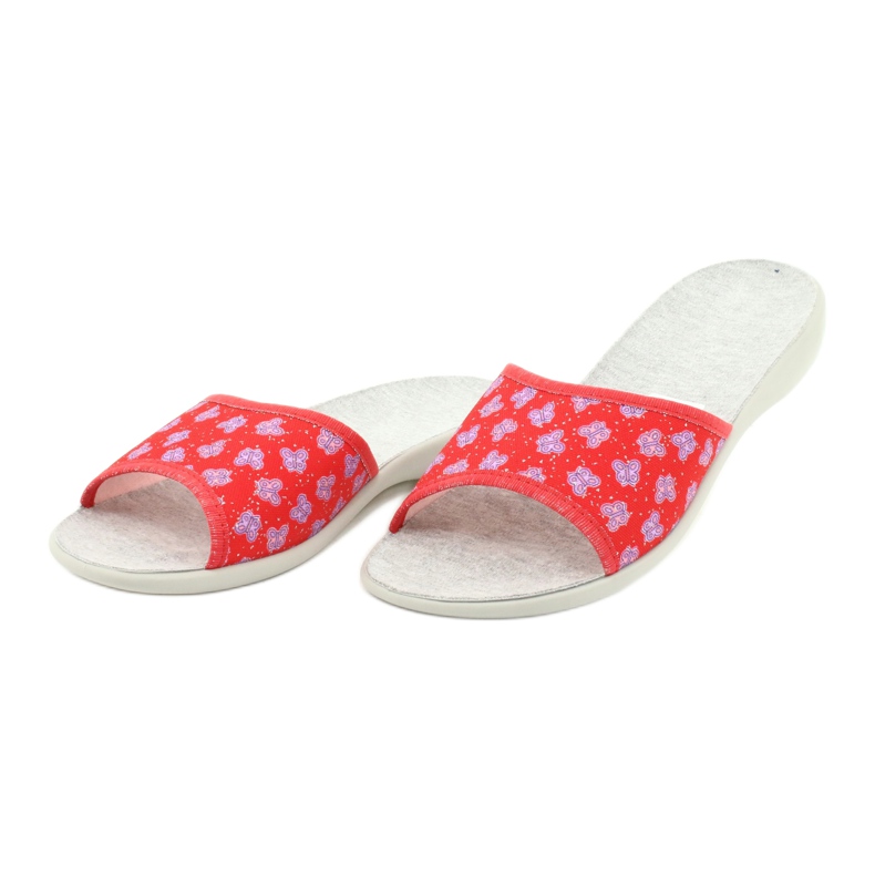 Sapatos femininos Befado pu 300D043 vermelho 1