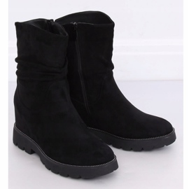 Botas pretas em salto oculto 7978-KA Preto 1