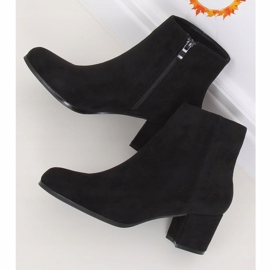 Botas pretas de salto baixo L7196A pretas preto 1