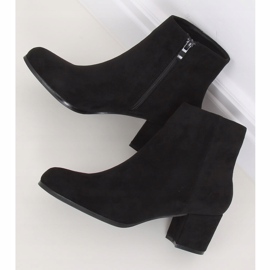 Botas pretas de salto baixo L7196A pretas preto 2