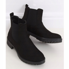 Botas pretas Chelsea para mulheres JY2000 pretas preto 1