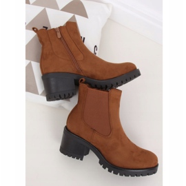 Chelsea botas de salto alto camelo 4935 Camel castanho 1