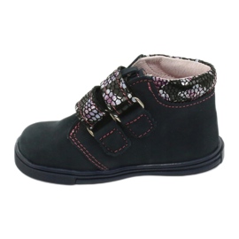 Botas de velcro borboleta Mazurek 341 azul marinho 1