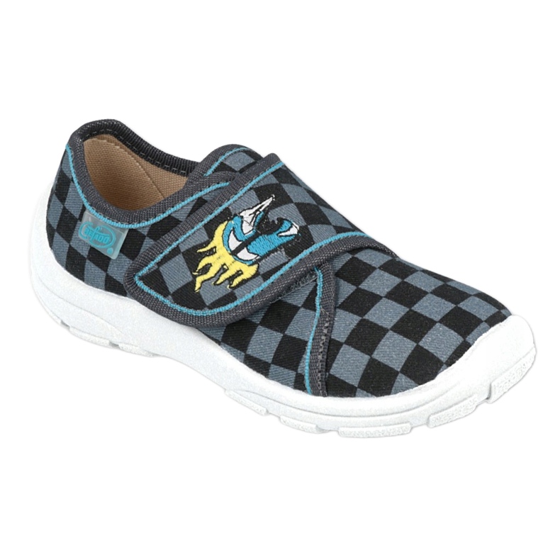 Calçados infantis Befado 974X411 preto azul marinho azul 1