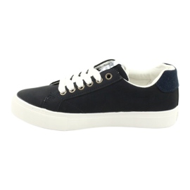 Tênis de couro ecológico Lee Cooper LCJL-20-31-083 azul marinho 1