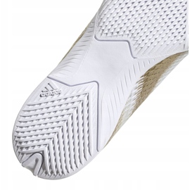 Chuteiras Adidas X Ghosted.3 In Jr EG8225 cinza / prata, branco, dourado branco 2