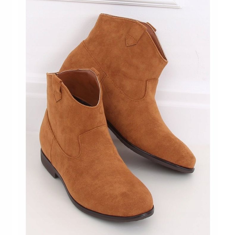 Botas de cowboy rasas camelo TX-1876 Camel marrom amarelo 1
