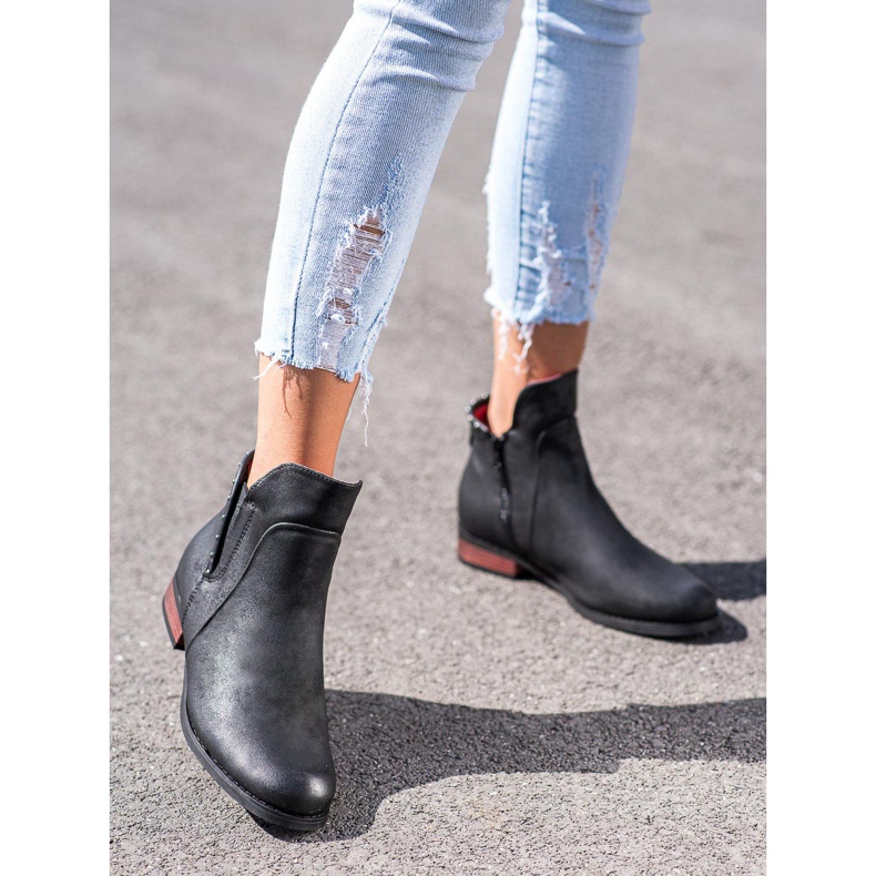 Goodin Botas elegantes com zíper preto 1