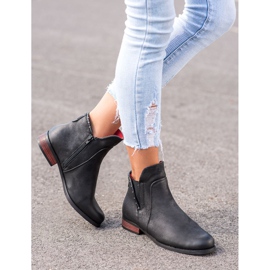 Goodin Botas elegantes com zíper preto 2