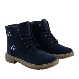 Botas de caminhada azul marinho com zíper Delothia 2