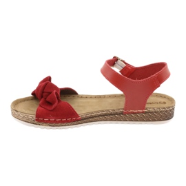 Calçados femininos Comfort Inblu 158D117 vermelho 2
