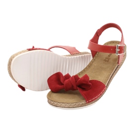 Calçados femininos Comfort Inblu 158D117 vermelho 4