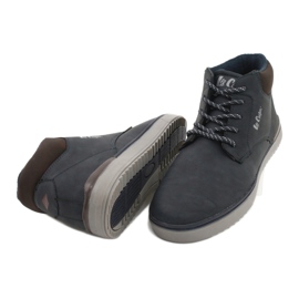 Sapato masculino Lee Cooper LCJ-20-29-063B marrom azul-marinho 3