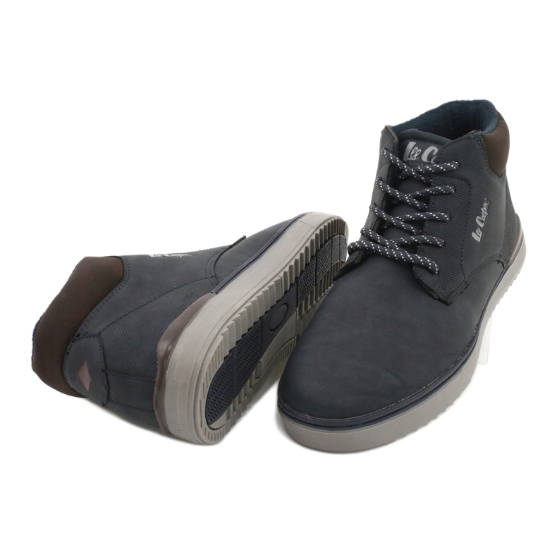 Sapato masculino Lee Cooper LCJ-20-29-063B marrom azul-marinho 3