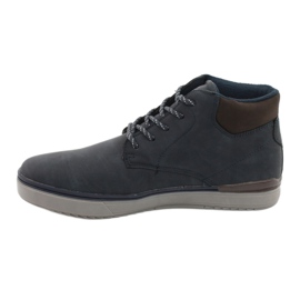 Sapato masculino Lee Cooper LCJ-20-29-063B marrom azul-marinho 1