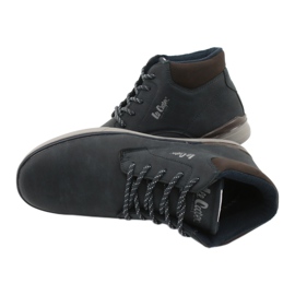 Sapato masculino Lee Cooper LCJ-20-29-063B marrom azul-marinho 4