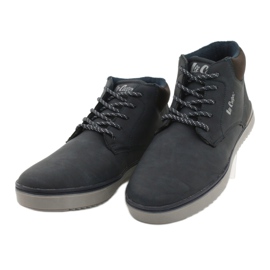 Sapato masculino Lee Cooper LCJ-20-29-063B marrom azul-marinho 2