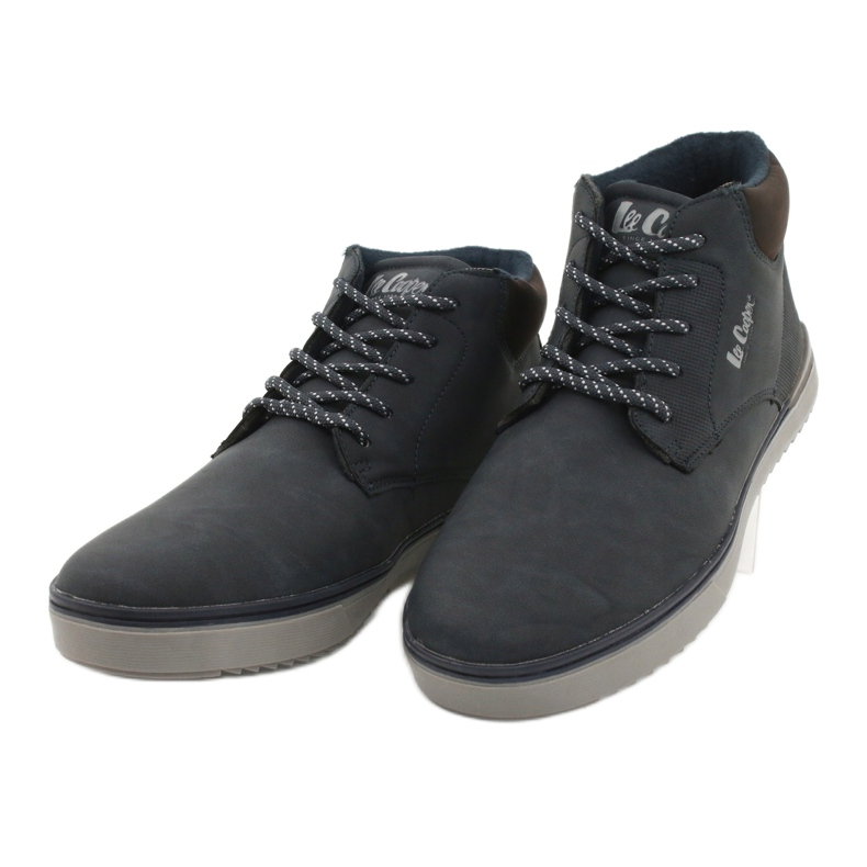 Sapato masculino Lee Cooper LCJ-20-29-063B marrom azul-marinho 2