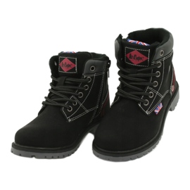 Trappers infantis amarrados em um zíper preto de Lee Cooper 2