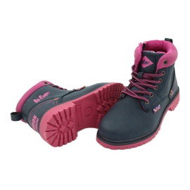 Lee Cooper Trappers infantis em um controle deslizante azul marinho 3