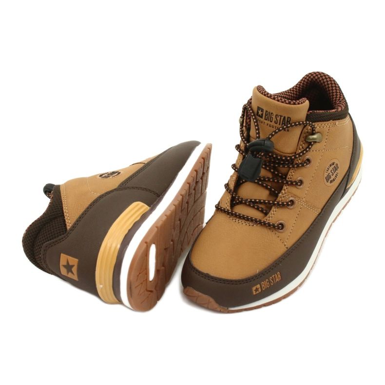 Big Star Sapatos esportivos infantis GG374102 Brown marrom 3