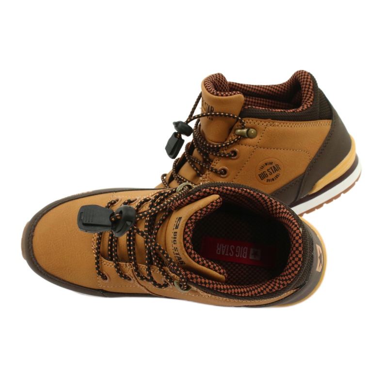 Big Star Sapatos esportivos infantis GG374102 Brown castanho 5