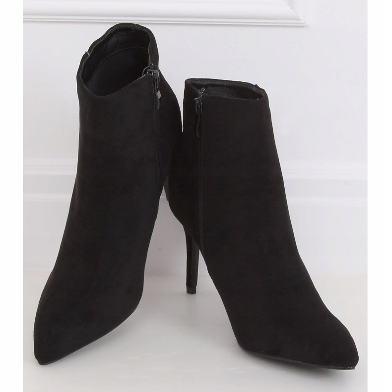 Botas pretas em salto alto preto 9468 preto 1