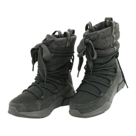 Botas de neve esportivas Big Star em pele cinza 2