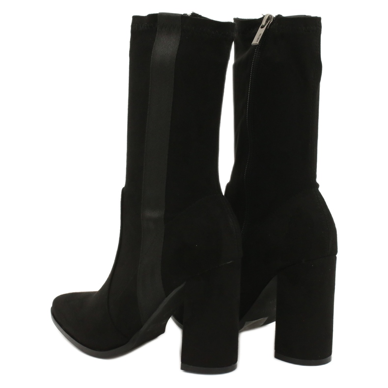 Botas femininas Big Star no poste GG274397 pretas preto 5