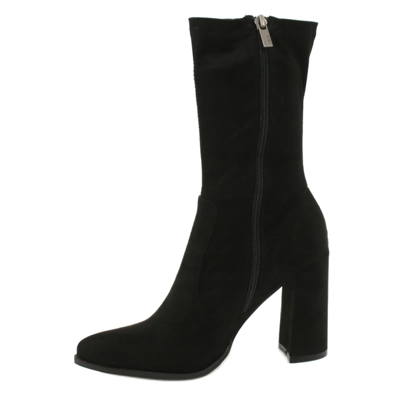 Botas femininas Big Star no poste GG274397 pretas preto 3