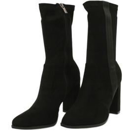 Botas femininas Big Star no poste GG274397 pretas preto 4