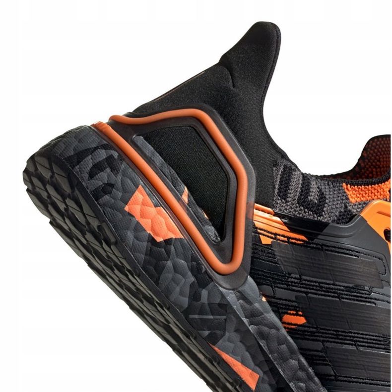 Tênis de corrida adidas Ultraboost 20 Pb M FV8330 preto multicolorido laranja 2