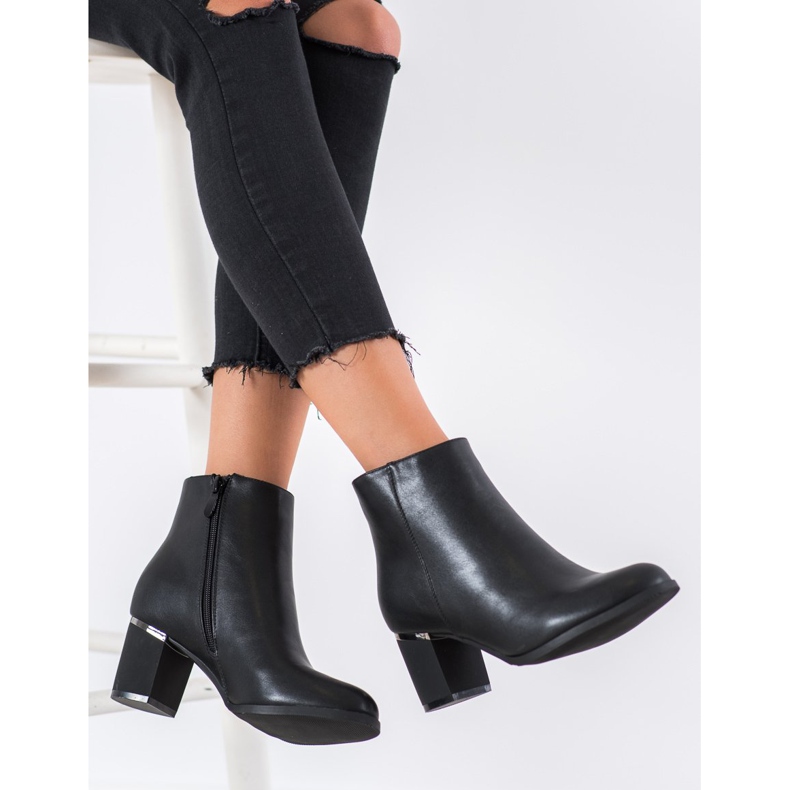 SHELOVET Botas Pretas Elegantes preto 1