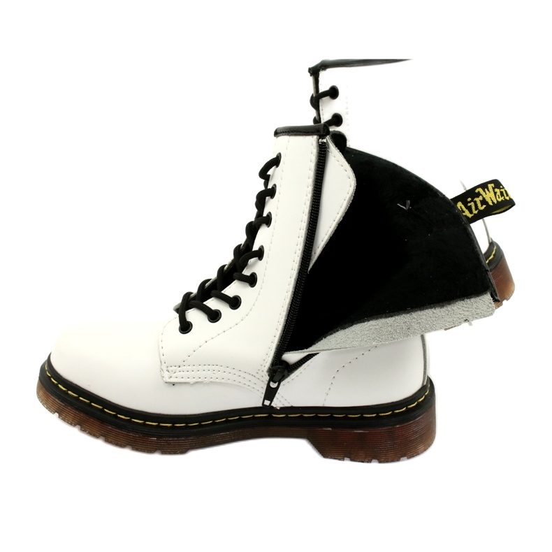 Botas brancas Mckey GL429 WH branco preto 3