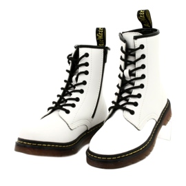 Botas brancas Mckey GL429 WH branco preto 2