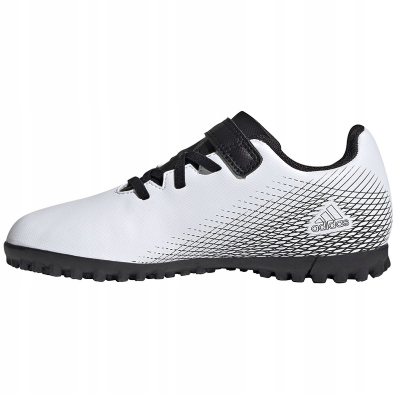 Chuteiras Adidas X GHOSTED.4 H&L Tf Jr FW9573 multicolorido branco 2 Chuteiras Adidas X GHOSTED.4 H&L Tf Jr FW9573 multicolorido branco 2