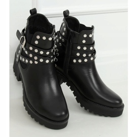 Botas pretas com tachas pretas NC1081 Pretas preto 1