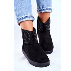 Botas pretas quentes de neve femininas Big Star GG274556 preto 1