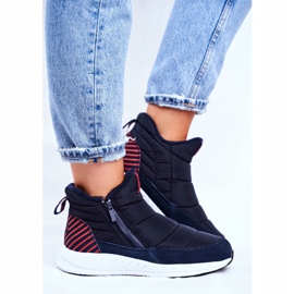 Botas de neve juvenil femininas Big Star Azul marinho GG274471 2