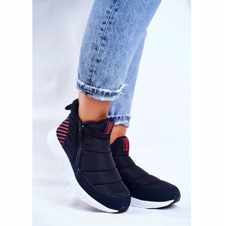 Botas de neve juvenil femininas Big Star Azul marinho GG274471 1